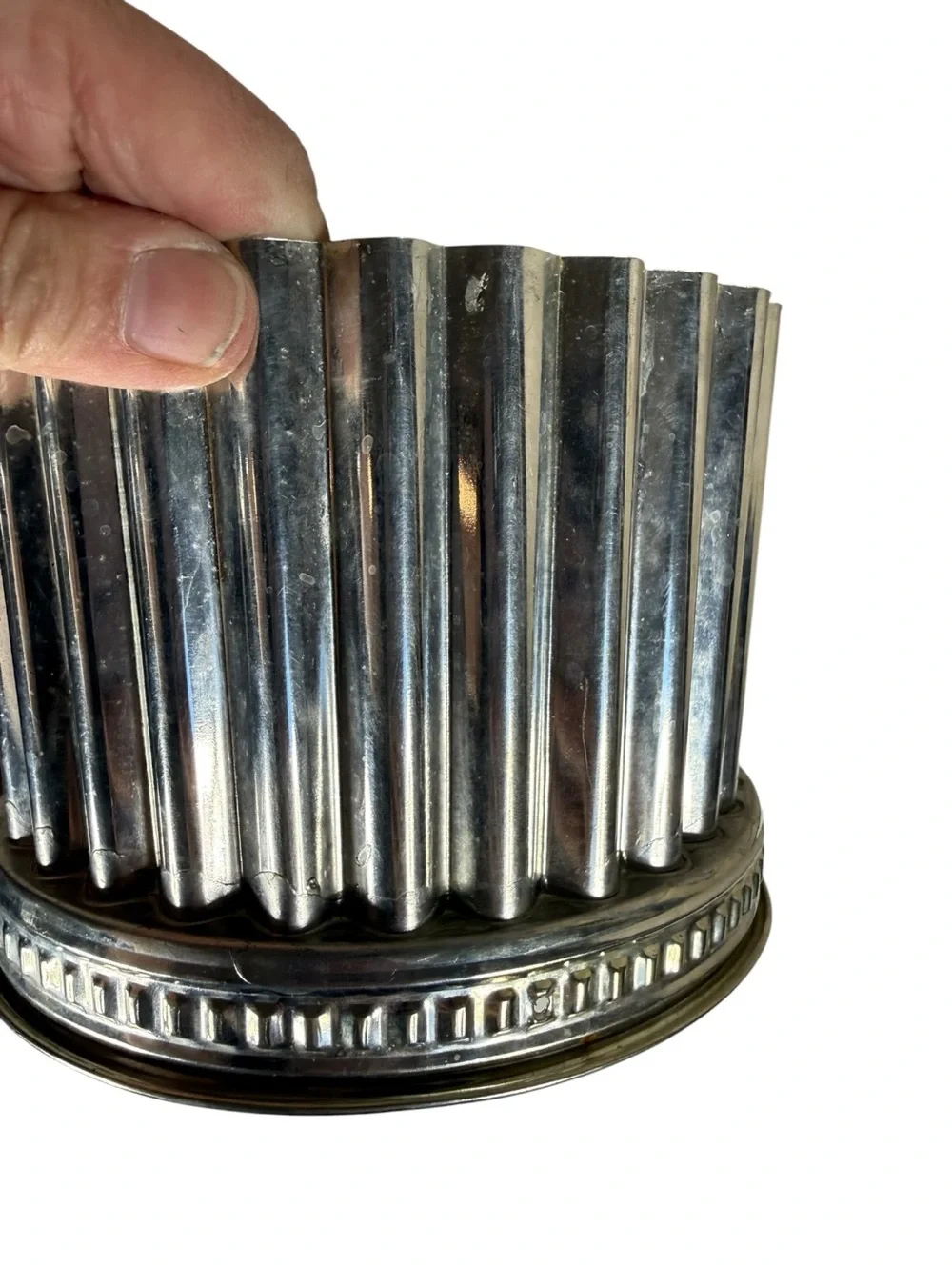 Vintage Silver Metal Mold